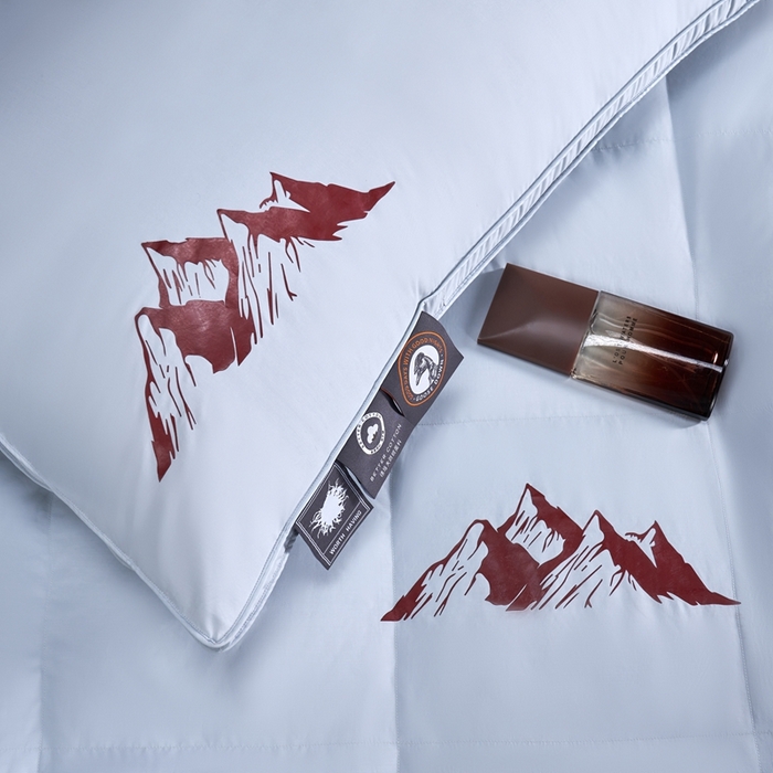 91家纺网 家纺一手货源 找家纺 岚司羽 2025新款小糯米羽绒单品床笠床笠单件单床笠 小糯米-灰色