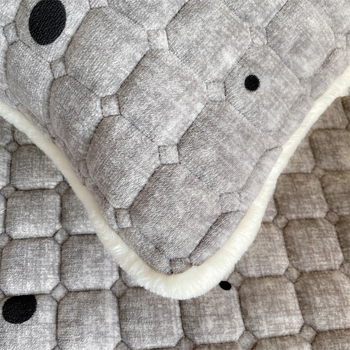 91家纺网 家纺一手货源 找家纺 梵朴 2025新款学生宿舍上下铺牛奶绒夹棉床垫床护垫床褥子 波点灰