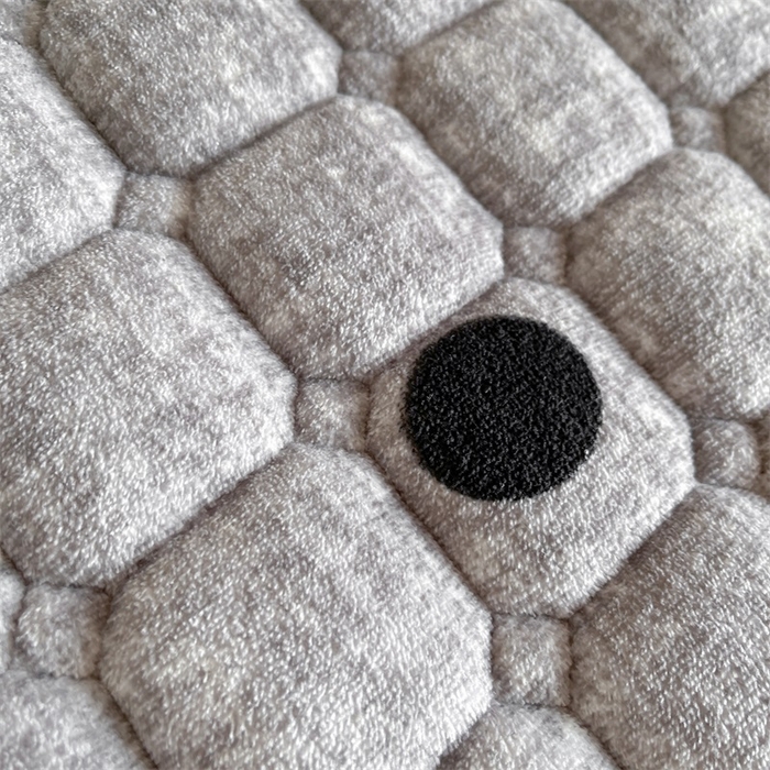 91家纺网 家纺一手货源 找家纺 梵朴 2025新款学生宿舍上下铺牛奶绒夹棉床垫床护垫床褥子 波点灰