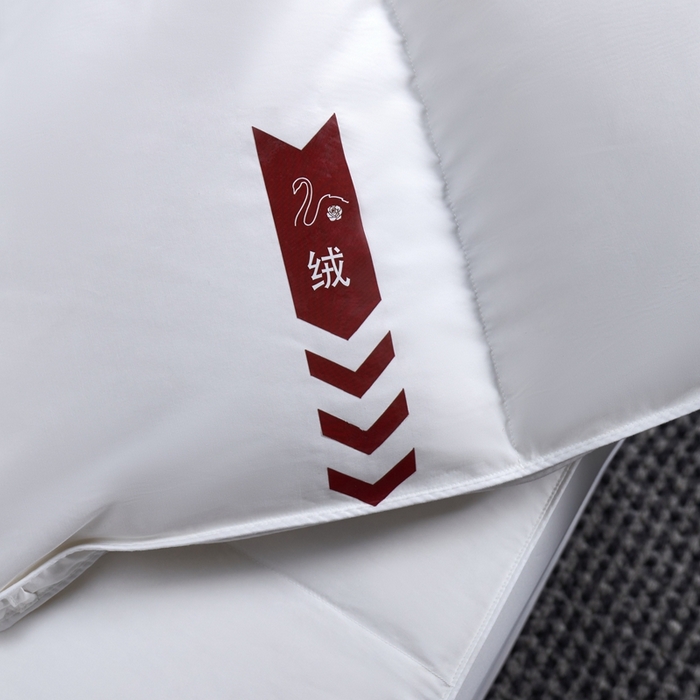 91家纺网 家纺一手货源 找家纺 （总）岚司羽 2025新款小糯米白鹅绒羽绒被被子被芯