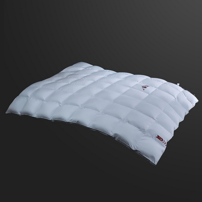 91家纺网 家纺一手货源 找家纺 岚司羽 2025新款小糯米白鹅绒羽绒被被子被芯 小糯米-灰色