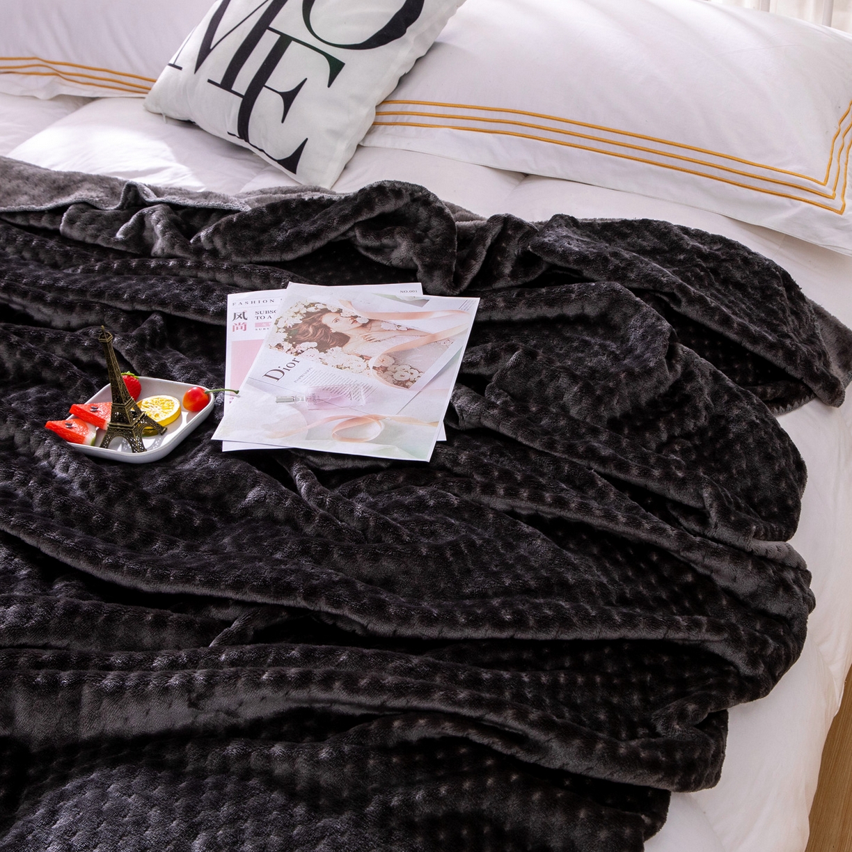 91家纺网 家纺一手货源 找家纺 （总）来菲毛毯 2025新款AB纱贝贝绒毛毯盖毯柔软亲肤办公室午睡车载毯卧室盖毯