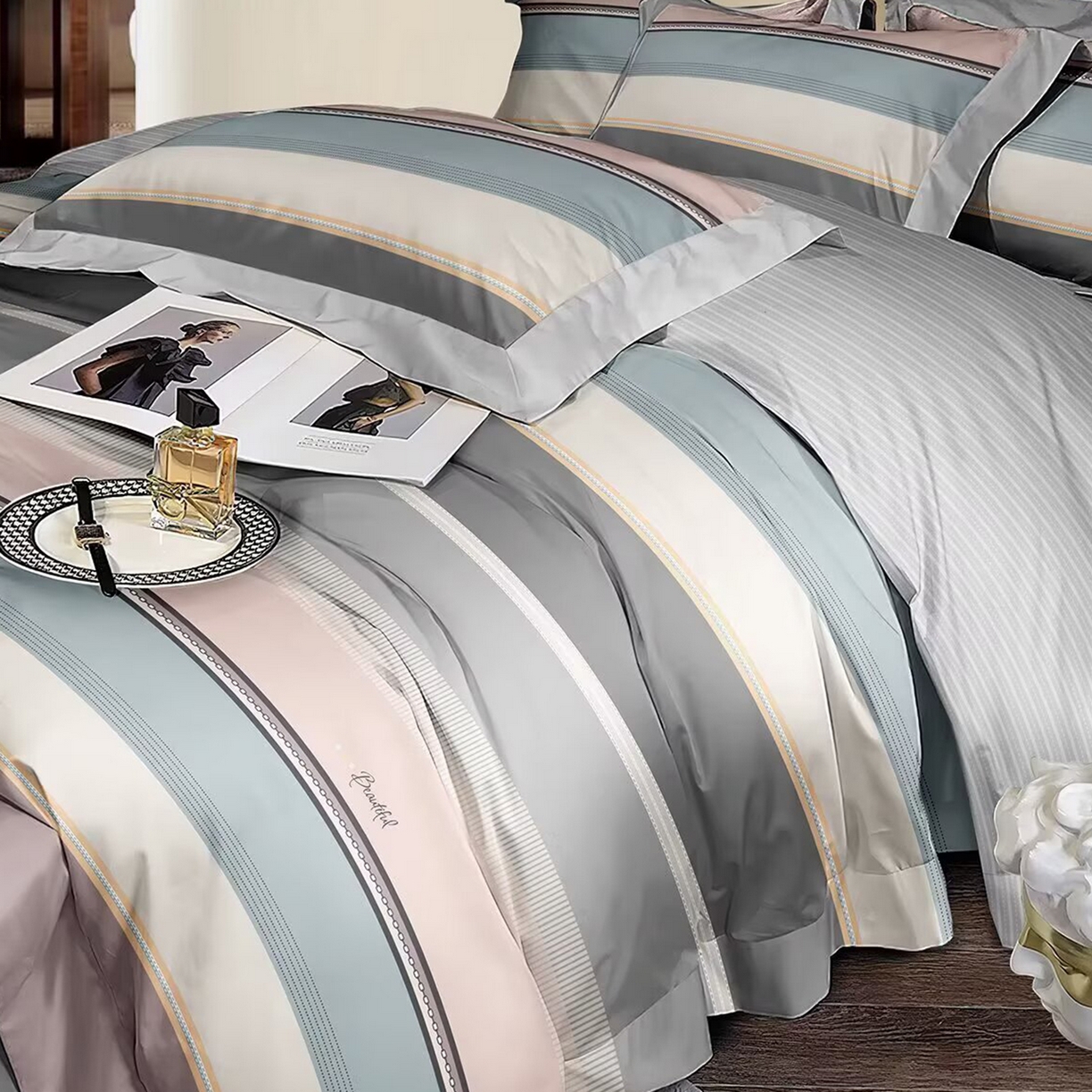 91家纺网 家纺一手货源 找家纺 （总）未来家居 2025新款三件套UML13370