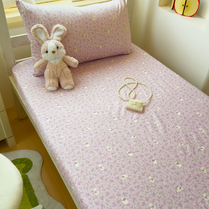 91家纺网 家纺一手货源 找家纺 金丝鸟家纺 2025新款全棉纯棉斜纹床笠单品床笠单件单床笠-学生床 摩伊