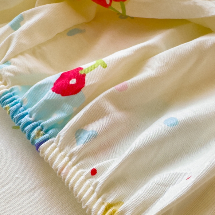 91家纺网 家纺一手货源 找家纺 金丝鸟家纺 2025新款全棉纯棉斜纹床笠单品床笠单件单床笠-学生床 茶杯蛋糕