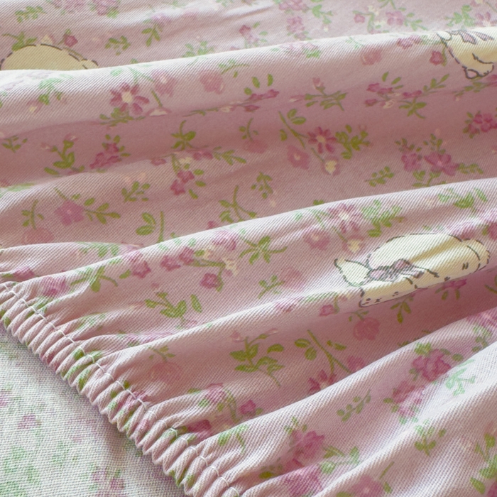 91家纺网 家纺一手货源 找家纺 金丝鸟家纺 2025新款全棉纯棉斜纹床笠单品床笠单件单床笠-学生床 摩伊