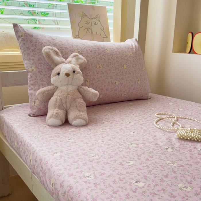 91家纺网 家纺一手货源 找家纺 金丝鸟家纺 2025新款全棉纯棉斜纹床笠单品床笠单件单床笠-学生床 摩伊