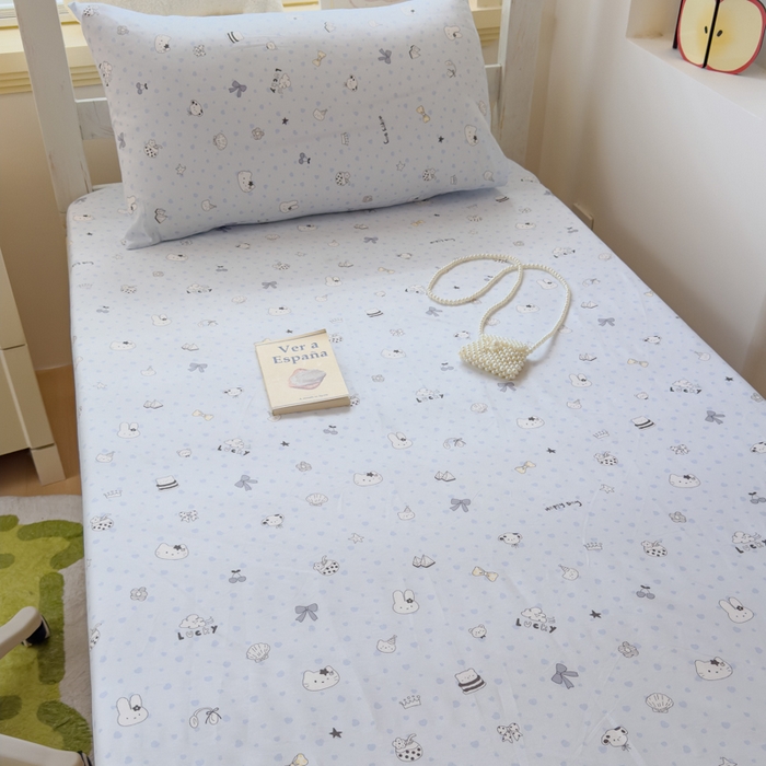 91家纺网 家纺一手货源 找家纺 金丝鸟家纺 2025新款全棉纯棉斜纹床笠单品床笠单件单床笠-学生床 路灯影院