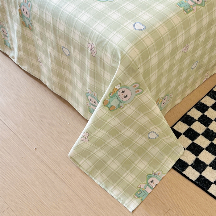 91家纺网 家纺一手货源 找家纺 （总）金丝鸟家纺 2025新款全棉纯棉斜纹床单单品床单单件单床单-大床图