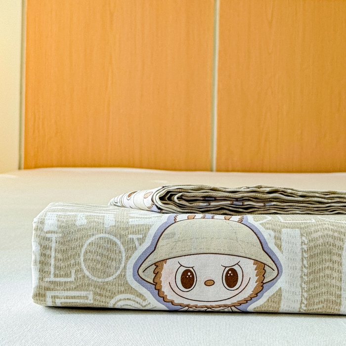 91家纺网 家纺一手货源 找家纺 金丝鸟家纺 2025新款全棉纯棉斜纹床单单品床单单件单床单-大床图 拉布兔兔