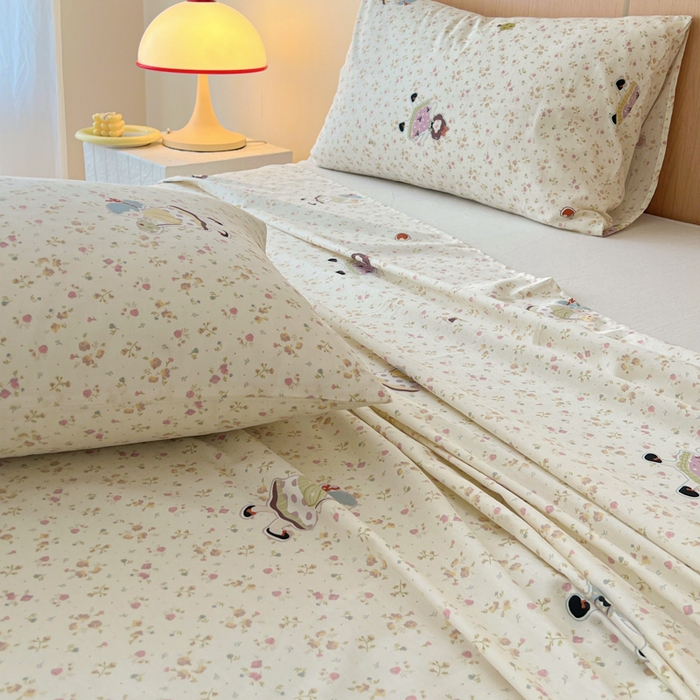 91家纺网 家纺一手货源 找家纺 金丝鸟家纺 2025新款全棉纯棉斜纹床单单品床单单件单床单-大床图 星轨漫步