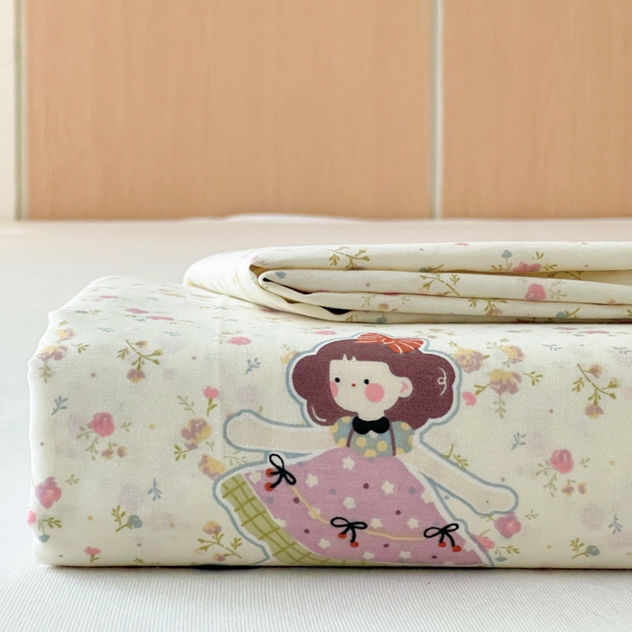 91家纺网 家纺一手货源 找家纺 金丝鸟家纺 2025新款全棉纯棉斜纹床单单品床单单件单床单-大床图 星轨漫步