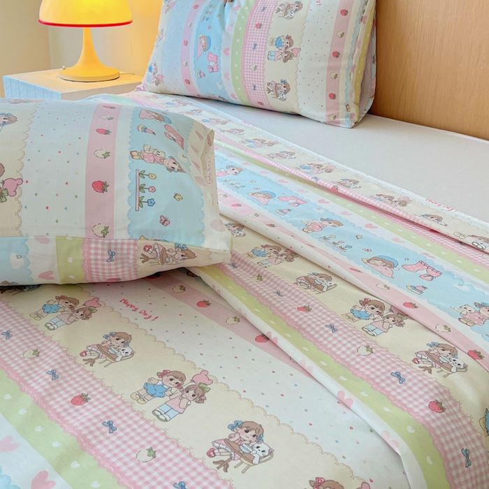 91家纺网 家纺一手货源 找家纺 金丝鸟家纺 2025新款全棉纯棉斜纹床单单品床单单件单床单-大床图 集美卧室