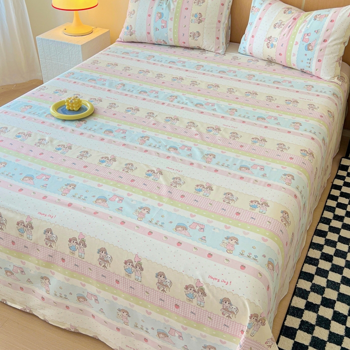 91家纺网 家纺一手货源 找家纺 金丝鸟家纺 2025新款全棉纯棉斜纹床单单品床单单件单床单-大床图 集美卧室