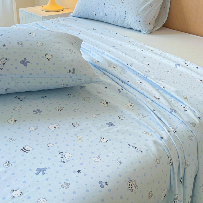 91家纺网 家纺一手货源 找家纺 金丝鸟家纺 2025新款全棉纯棉斜纹床单单品床单单件单床单-大床图 路灯影院