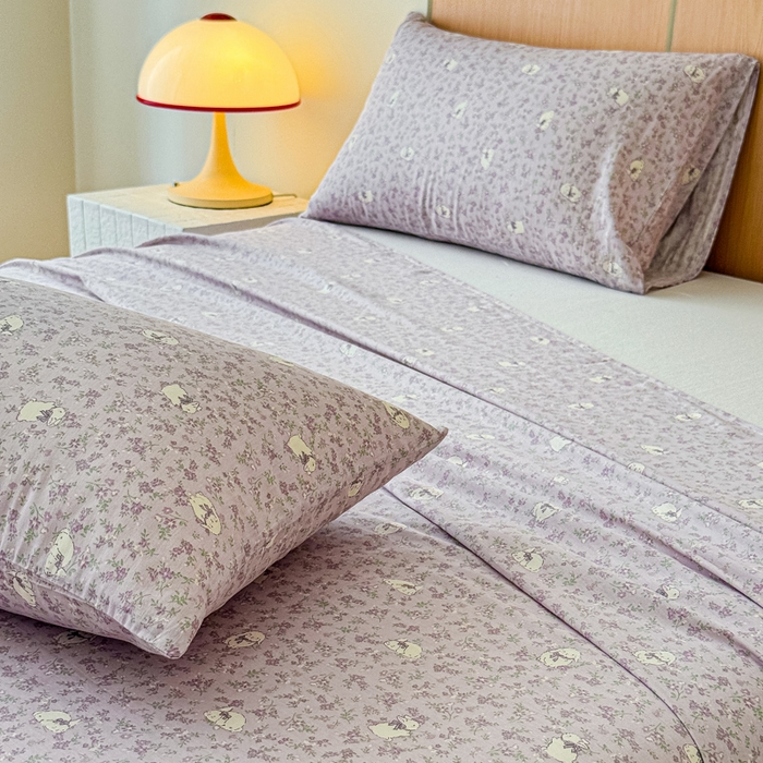 91家纺网 家纺一手货源 找家纺 金丝鸟家纺 2025新款全棉纯棉斜纹床单单品床单单件单床单-大床图 摩伊