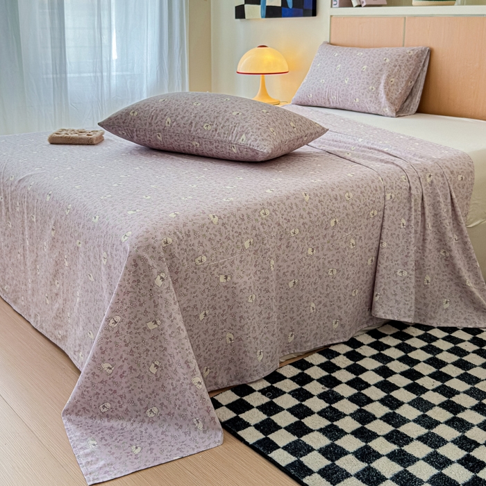 91家纺网 家纺一手货源 找家纺 金丝鸟家纺 2025新款全棉纯棉斜纹床单单品床单单件单床单-大床图 摩伊