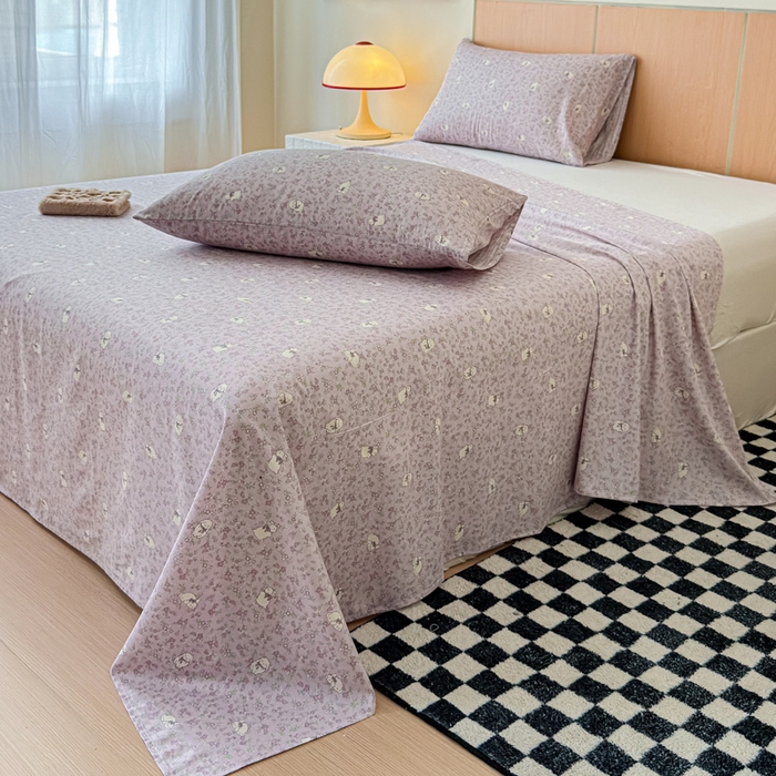 91家纺网 家纺一手货源 找家纺 金丝鸟家纺 2025新款全棉纯棉斜纹床单单品床单单件单床单-大床图 摩伊