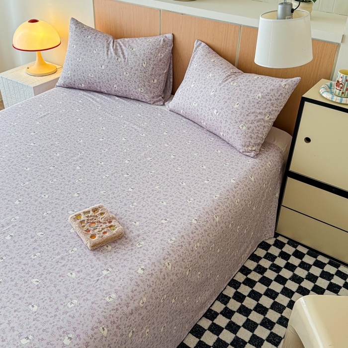 91家纺网 家纺一手货源 找家纺 金丝鸟家纺 2025新款全棉纯棉斜纹床单单品床单单件单床单-大床图 摩伊