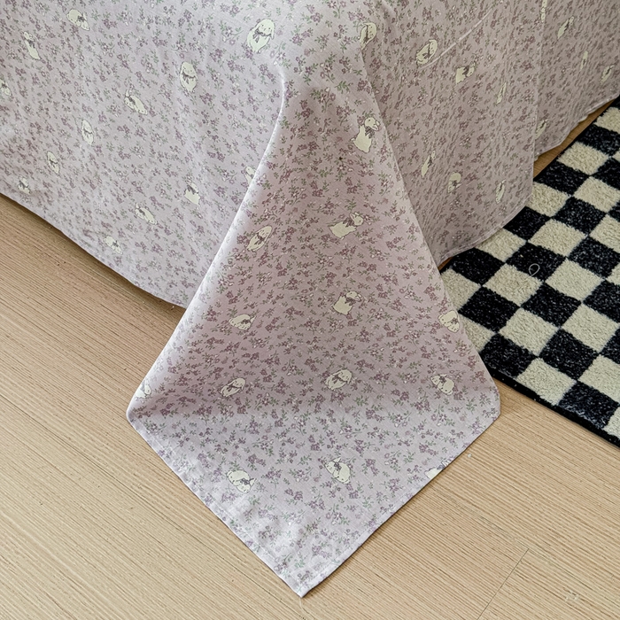 91家纺网 家纺一手货源 找家纺 金丝鸟家纺 2025新款全棉纯棉斜纹床单单品床单单件单床单-大床图 摩伊