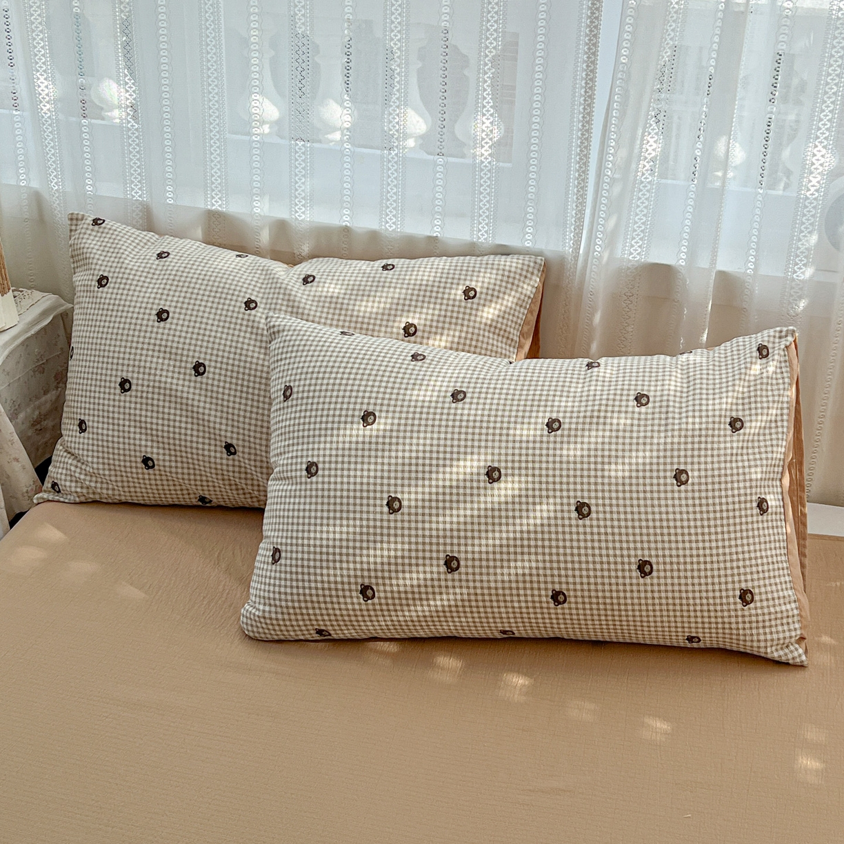 91家纺网 家纺一手货源 找家纺 水木坊 2025新款A云感双层纱四件套-浪漫 浪漫-罗格先生