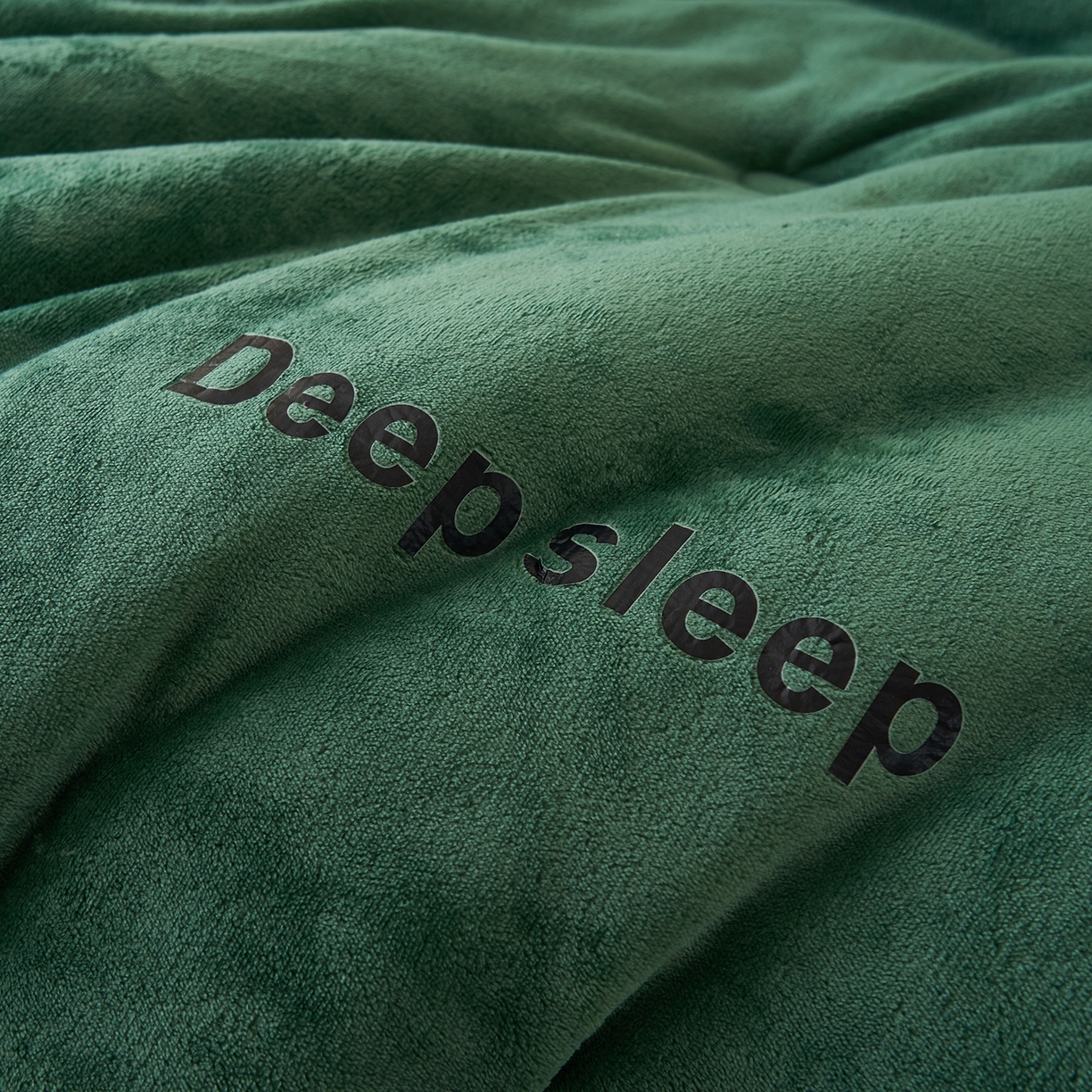 91家纺网 家纺一手货源 找家纺 闲鱼家纺 2025新款某朵同款深睡眠牛奶绒冬被被子被芯 墨绿