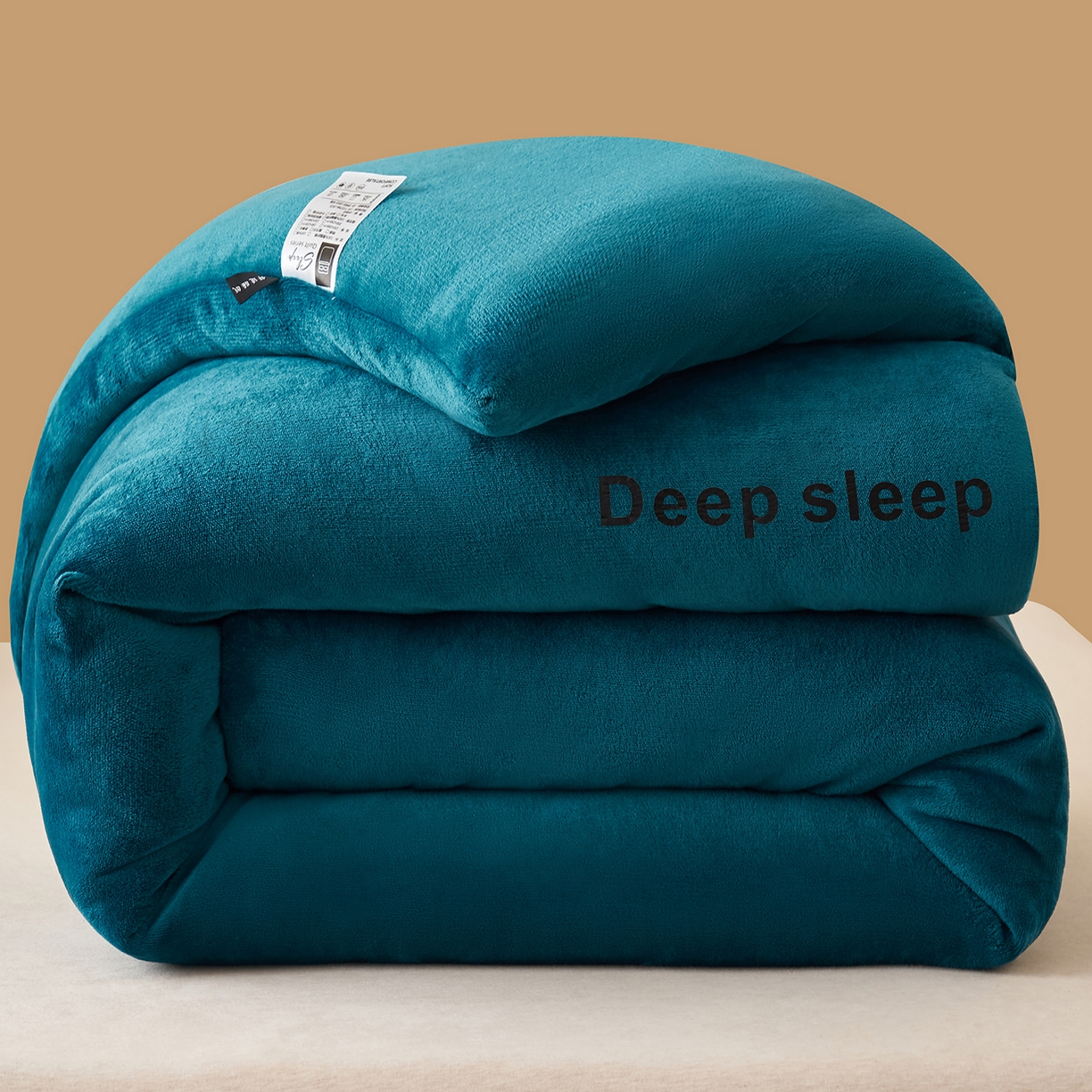 91家纺网 家纺一手货源 找家纺 闲鱼家纺 2025新款某朵同款深睡眠牛奶绒冬被被子被芯 宾利蓝