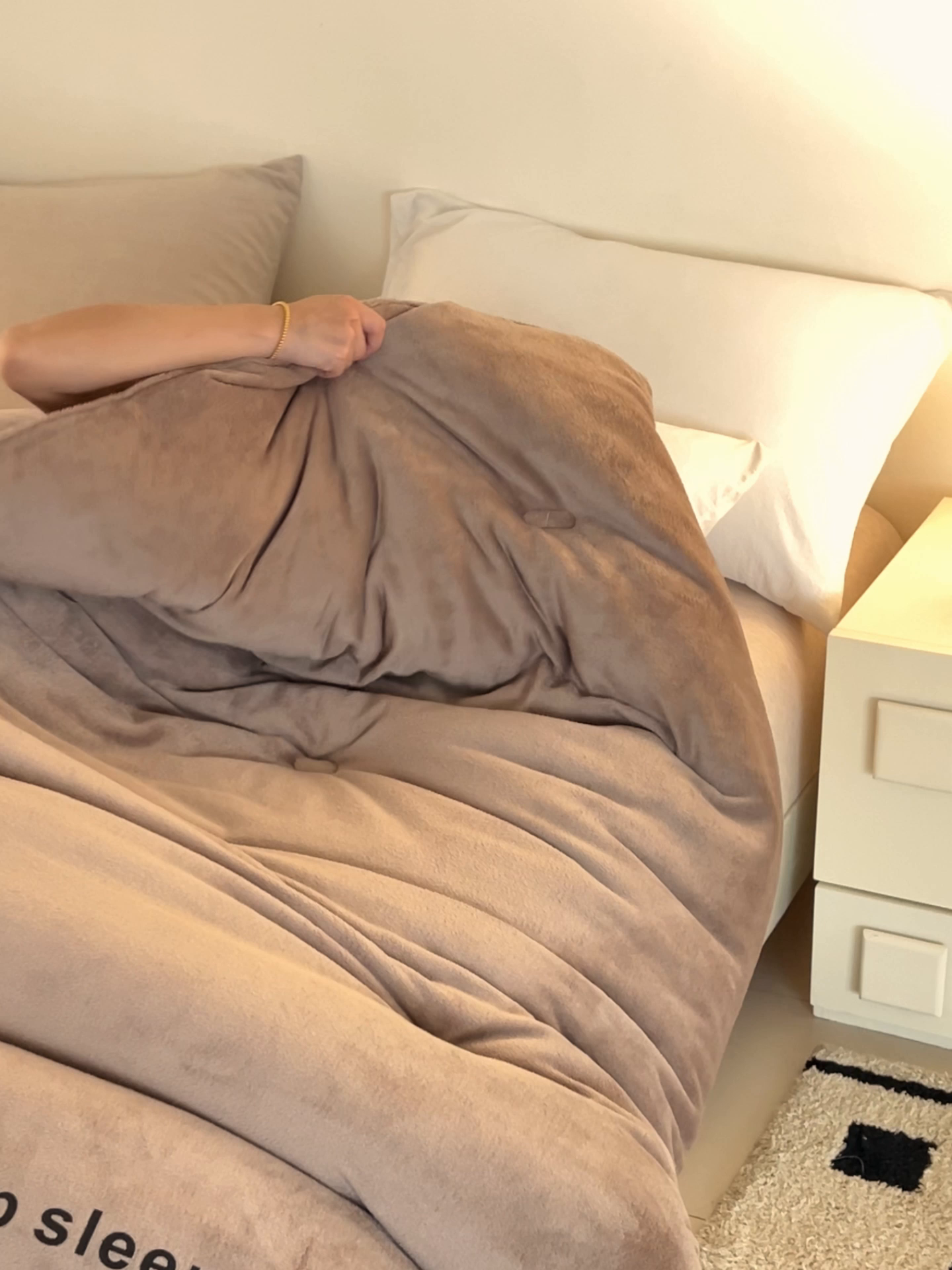 91家纺网 家纺一手货源 找家纺 闲鱼家纺 2025新款某朵同款深睡眠牛奶绒冬被被子被芯 卡其