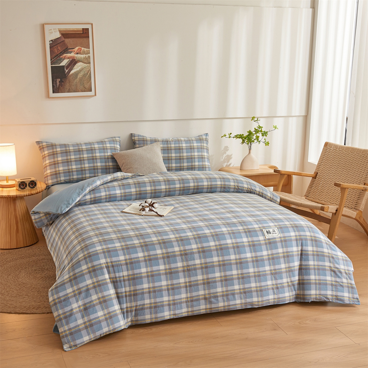 91家纺网 家纺一手货源 找家纺 （总）晓时候 2025新款A类水洗棉可拆洗新疆棉花被冬被春秋被夏被四季被子被芯