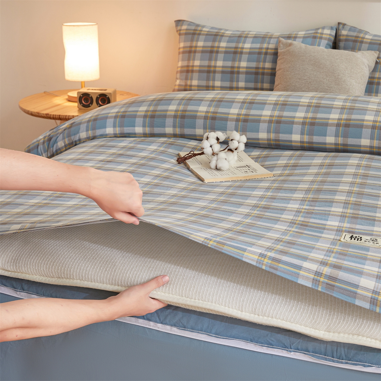 91家纺网 家纺一手货源 找家纺 （总）晓时候 2025新款A类水洗棉可拆洗新疆棉花被冬被春秋被夏被四季被子被芯