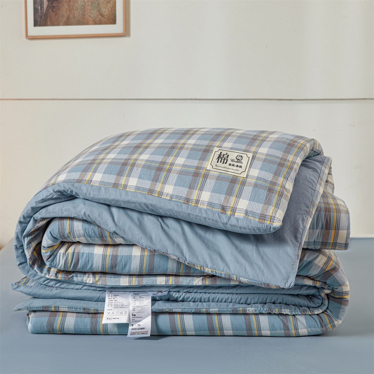 91家纺网 家纺一手货源 找家纺 （总）晓时候 2025新款A类水洗棉可拆洗新疆棉花被冬被春秋被夏被四季被子被芯