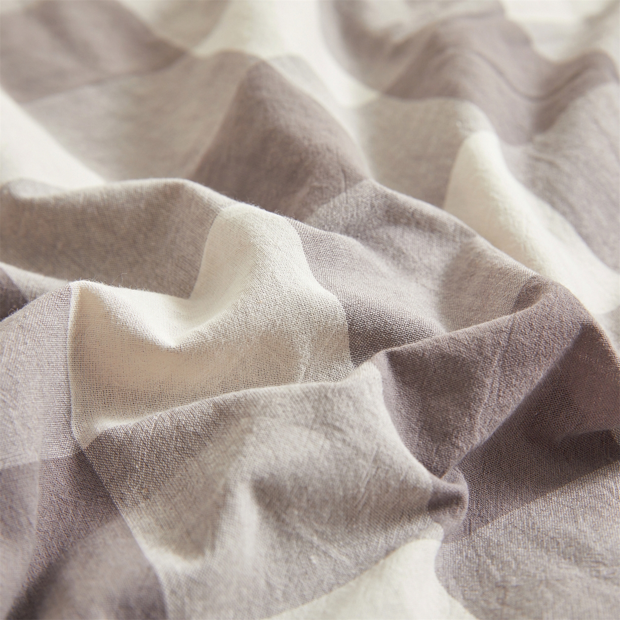 91家纺网 家纺一手货源 找家纺 晓时候 2025新款A类水洗棉可拆洗新疆棉花被冬被春秋被夏被四季被子被芯 灰中格