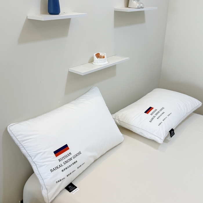 91家纺网 家纺一手货源 找家纺 （总）华盛羽绒被壳2025新款俄罗斯羽绒枕助眠酒店枕羽毛枕芯