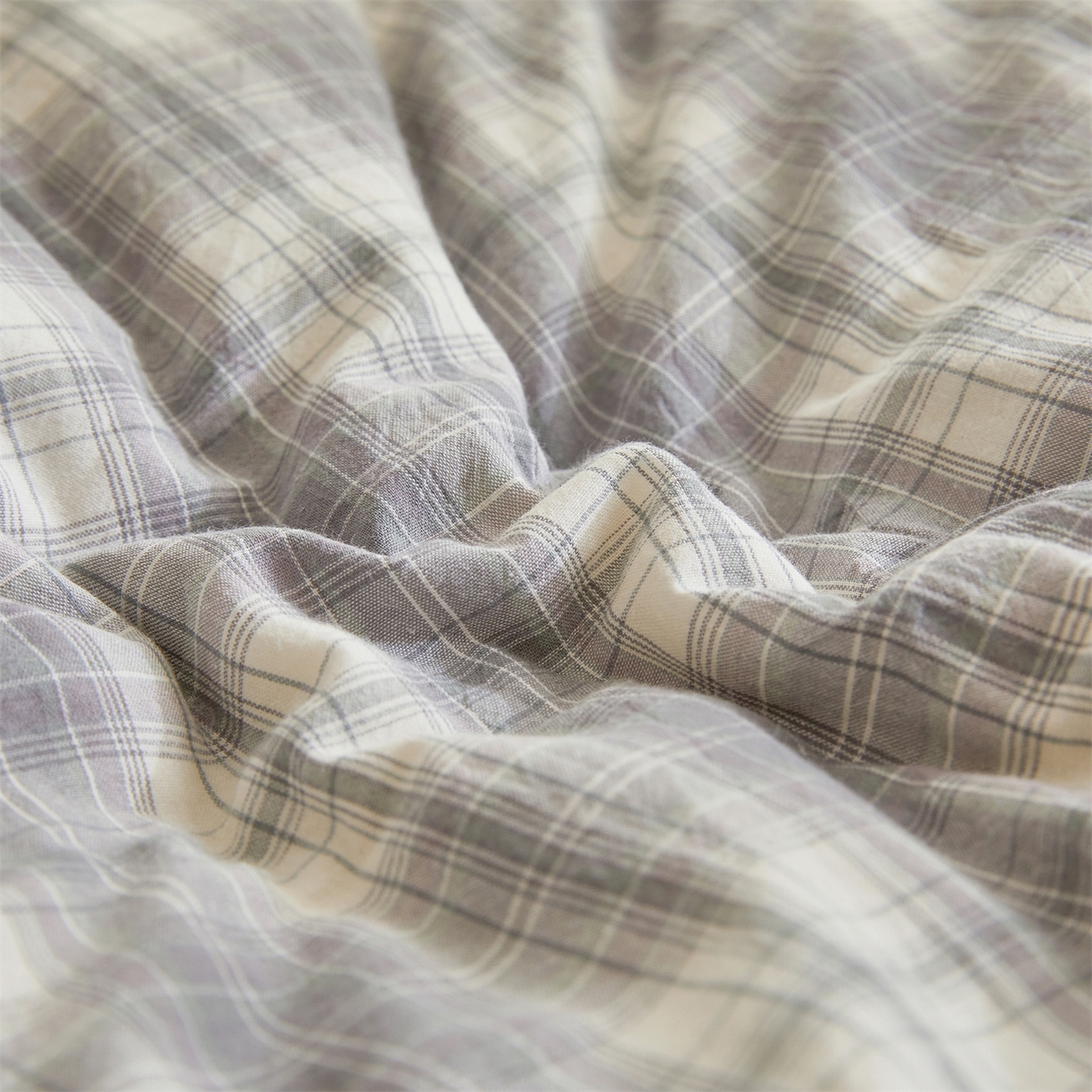 91家纺网 家纺一手货源 找家纺 晓时候 2025新款A类水洗棉可拆洗新疆棉花被冬被春秋被夏被四季被子被芯 简兮灰