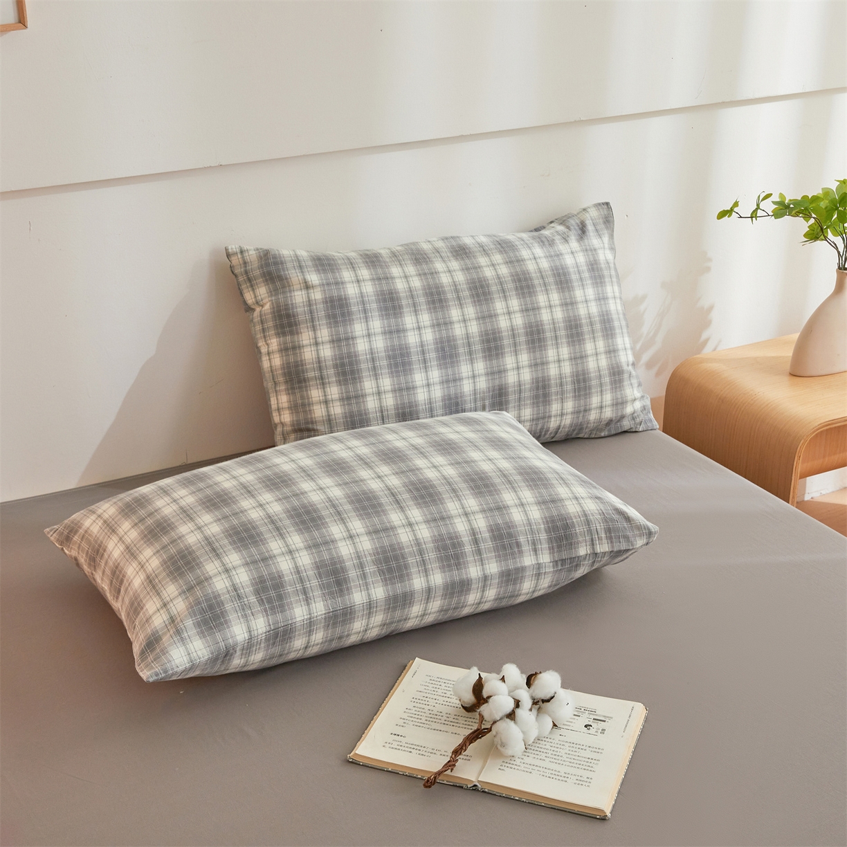 91家纺网 家纺一手货源 找家纺 晓时候 2025新款A类水洗棉可拆洗新疆棉花被冬被春秋被夏被四季被子被芯 简兮灰