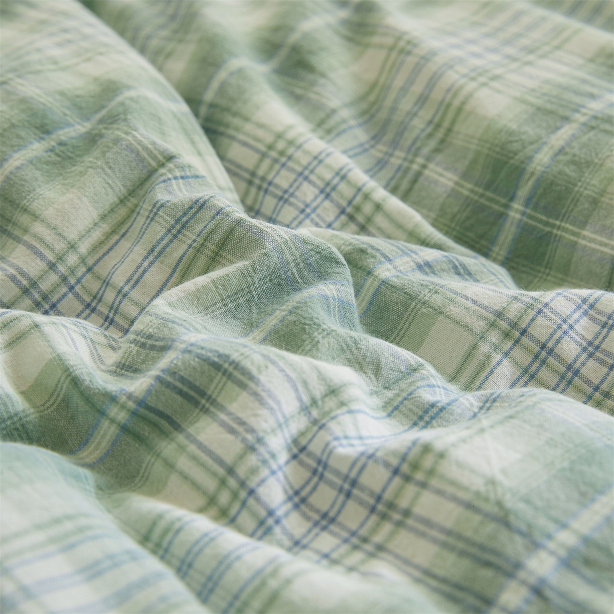 91家纺网 家纺一手货源 找家纺 晓时候 2025新款A类水洗棉可拆洗新疆棉花被冬被春秋被夏被四季被子被芯 青柠绿