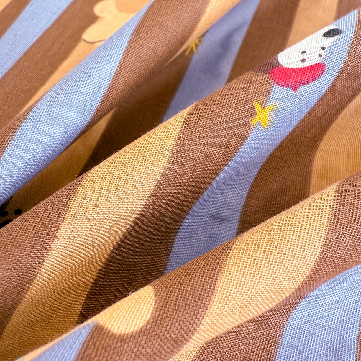 91家纺网 家纺一手货源 找家纺 沐辰 2025新款A类全棉纯棉双层纱单品床单床单单件单床单 斑点狗