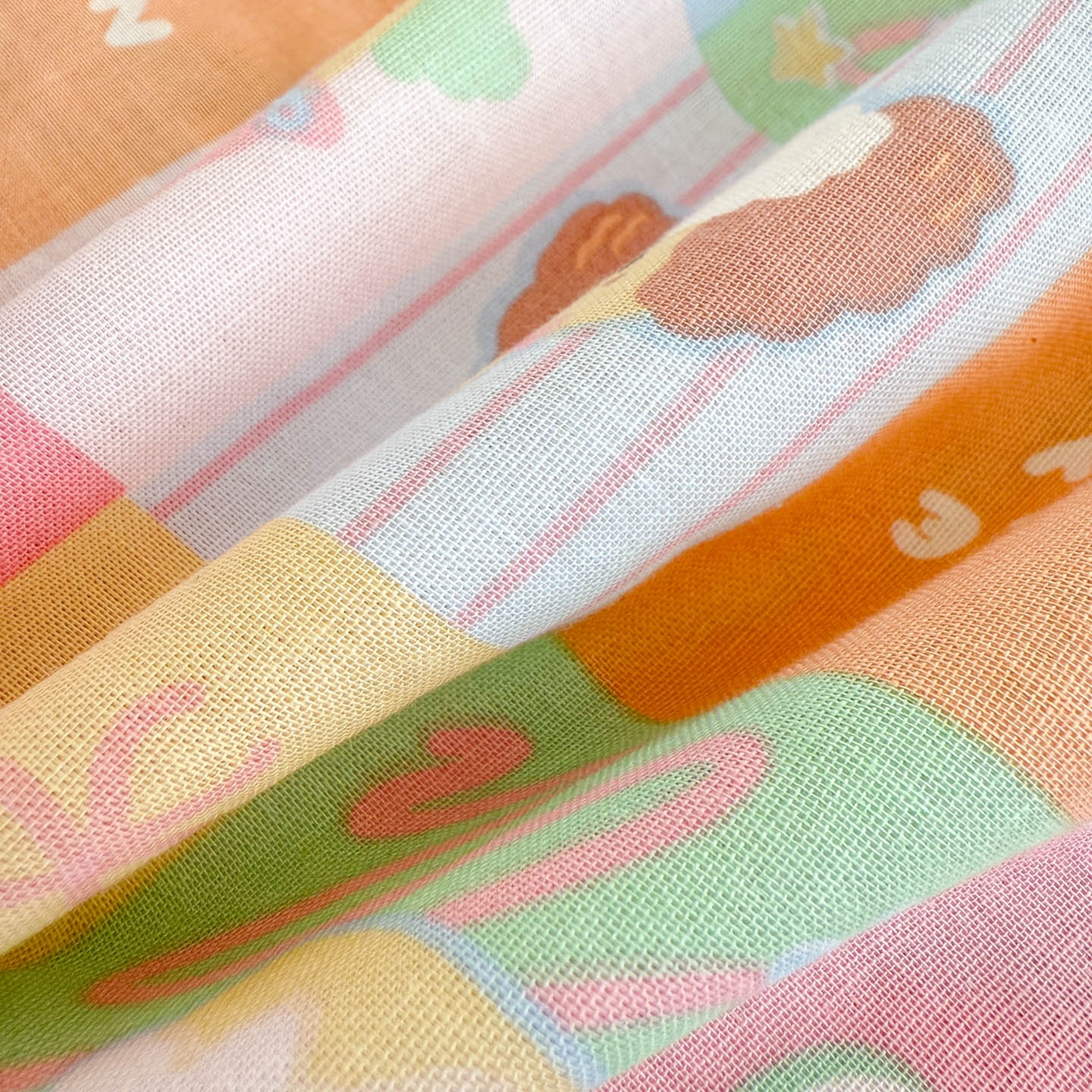 91家纺网 家纺一手货源 找家纺 沐辰 2025新款A类全棉纯棉双层纱单品床单床单单件单床单 格子狗狗