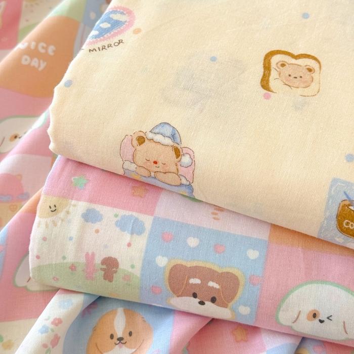 91家纺网 家纺一手货源 找家纺 沐辰 2025新款A类全棉纯棉双层纱单品床单床单单件单床单 组合图仅供展示