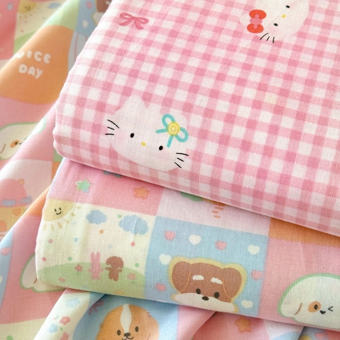 91家纺网 家纺一手货源 找家纺 沐辰 2025新款A类全棉纯棉双层纱单品床单床单单件单床单 组合图仅供展示