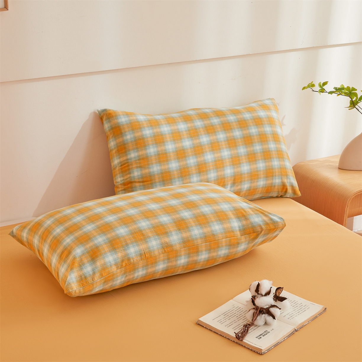 91家纺网 家纺一手货源 找家纺 晓时候 2025新款A类水洗棉可拆洗新疆棉花被冬被春秋被夏被四季被子被芯 星空桔