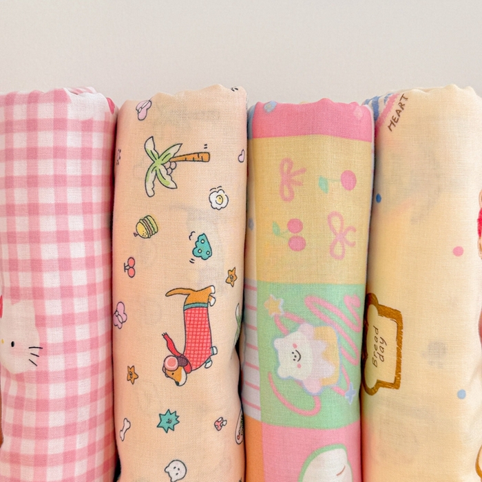 91家纺网 家纺一手货源 找家纺 沐辰 2025新款A类全棉纯棉双层纱单品床笠床笠单件单床笠 组合图仅供展示