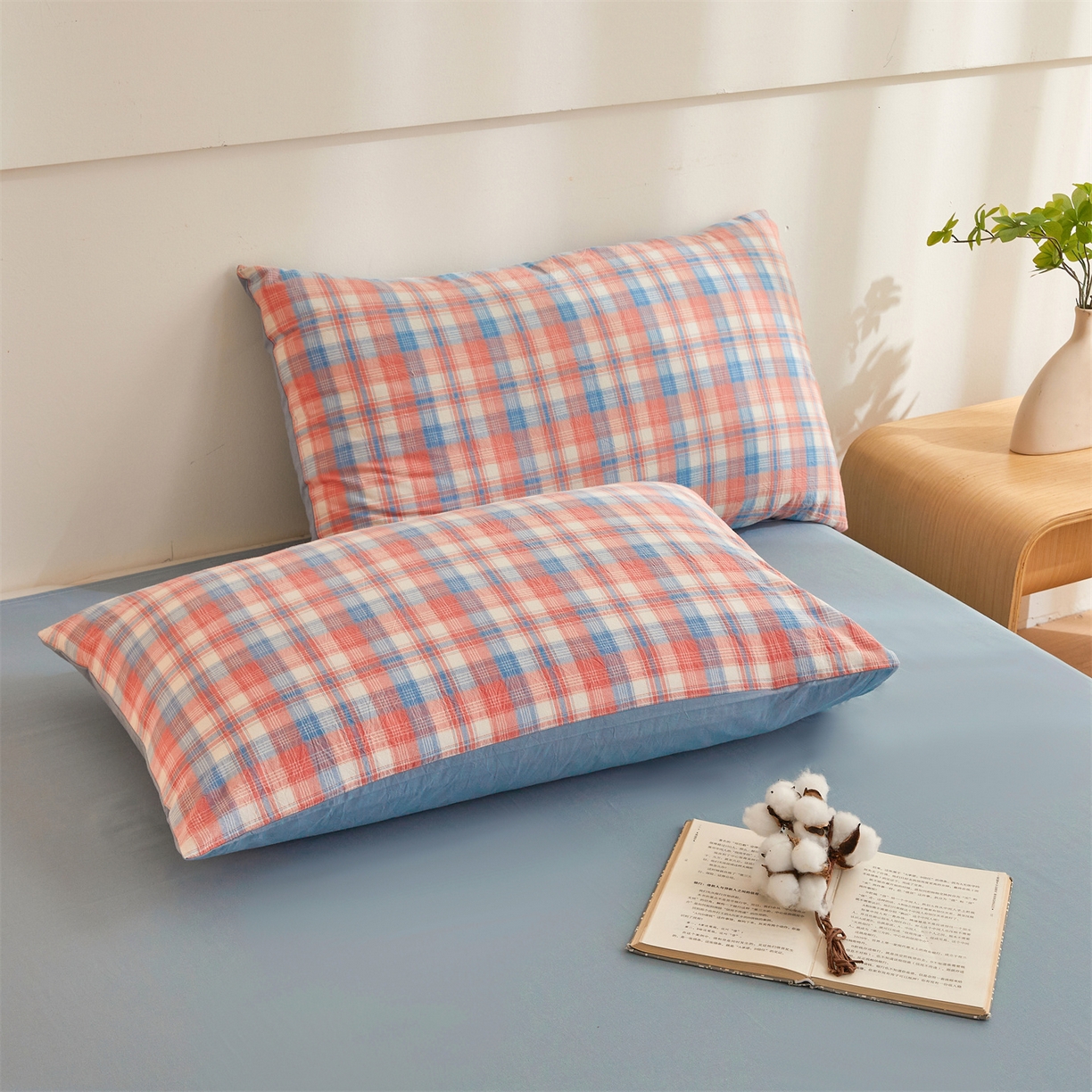 91家纺网 家纺一手货源 找家纺 晓时候 2025新款A类水洗棉可拆洗新疆棉花被冬被春秋被夏被四季被子被芯 云舒粉