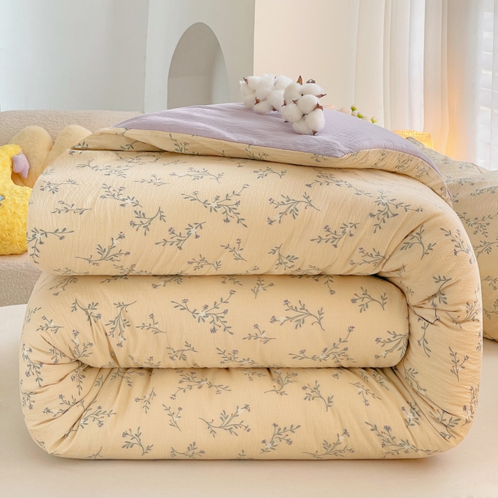 91家纺网 家纺一手货源 找家纺 （总）2025新款双层纱可拆洗棉花被