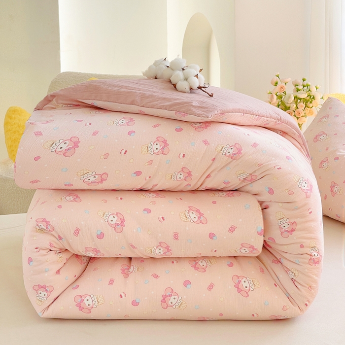 91家纺网 家纺一手货源 找家纺 （总）2025新款双层纱可拆洗棉花被