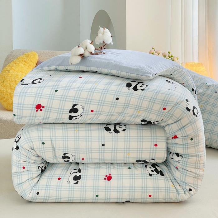 91家纺网 家纺一手货源 找家纺 （总）2025新款双层纱可拆洗棉花被