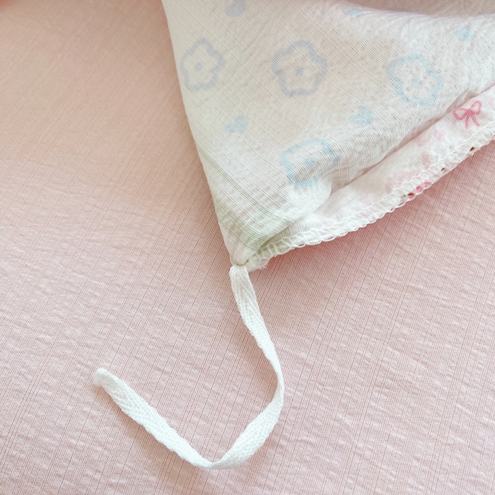 91家纺网 家纺一手货源 找家纺 2025新款双层纱可拆洗棉花被 几何童话