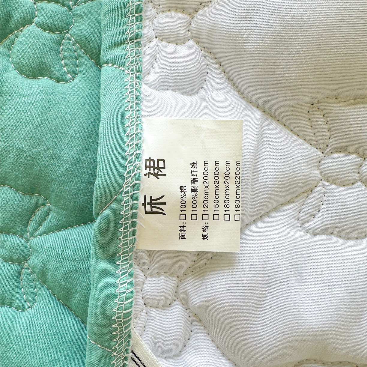 91家纺网 家纺一手货源 找家纺 屹成家纺 2025新款水洗棉单床裙 床裙单件-倾城 倾城-橄榄绿