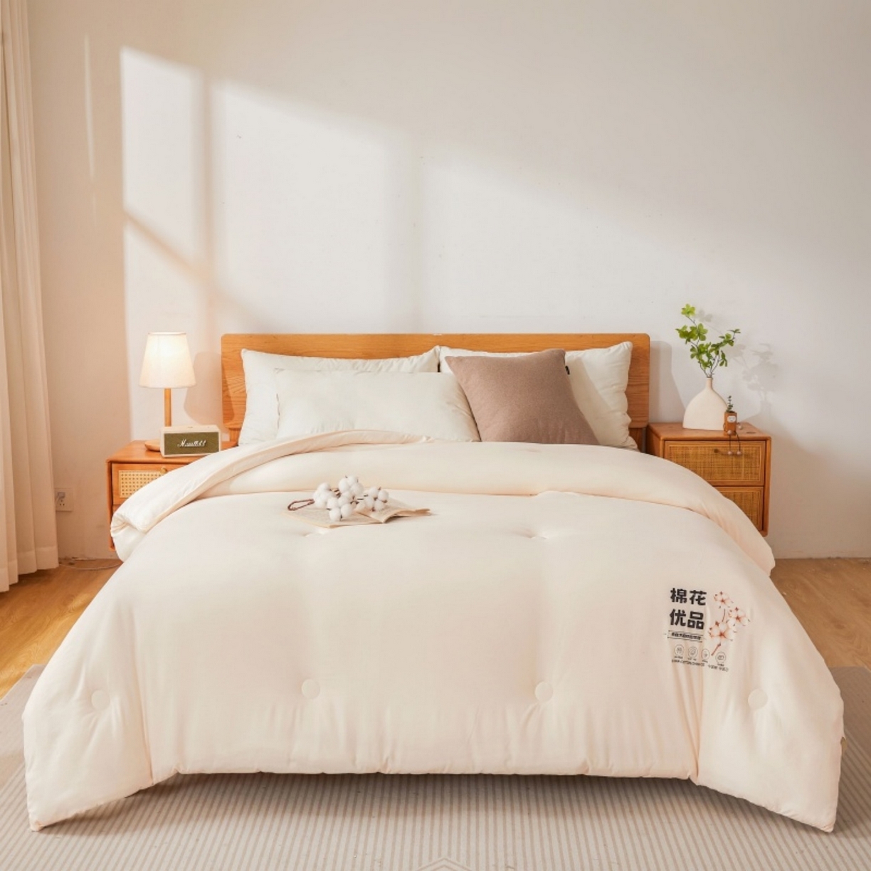 91家纺网 家纺一手货源 找家纺 （总）仁凯家纺 2025新品A类新疆棉花被棉花优品被子被芯冬被春秋被学生被（提供买家秀检测报告）