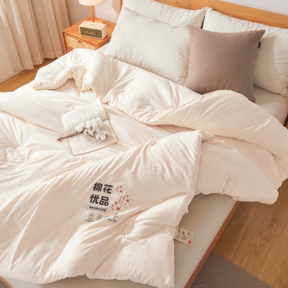 91家纺网 家纺一手货源 找家纺 （总）仁凯家纺 2025新品A类新疆棉花被棉花优品被子被芯冬被春秋被学生被（提供买家秀检测报告）